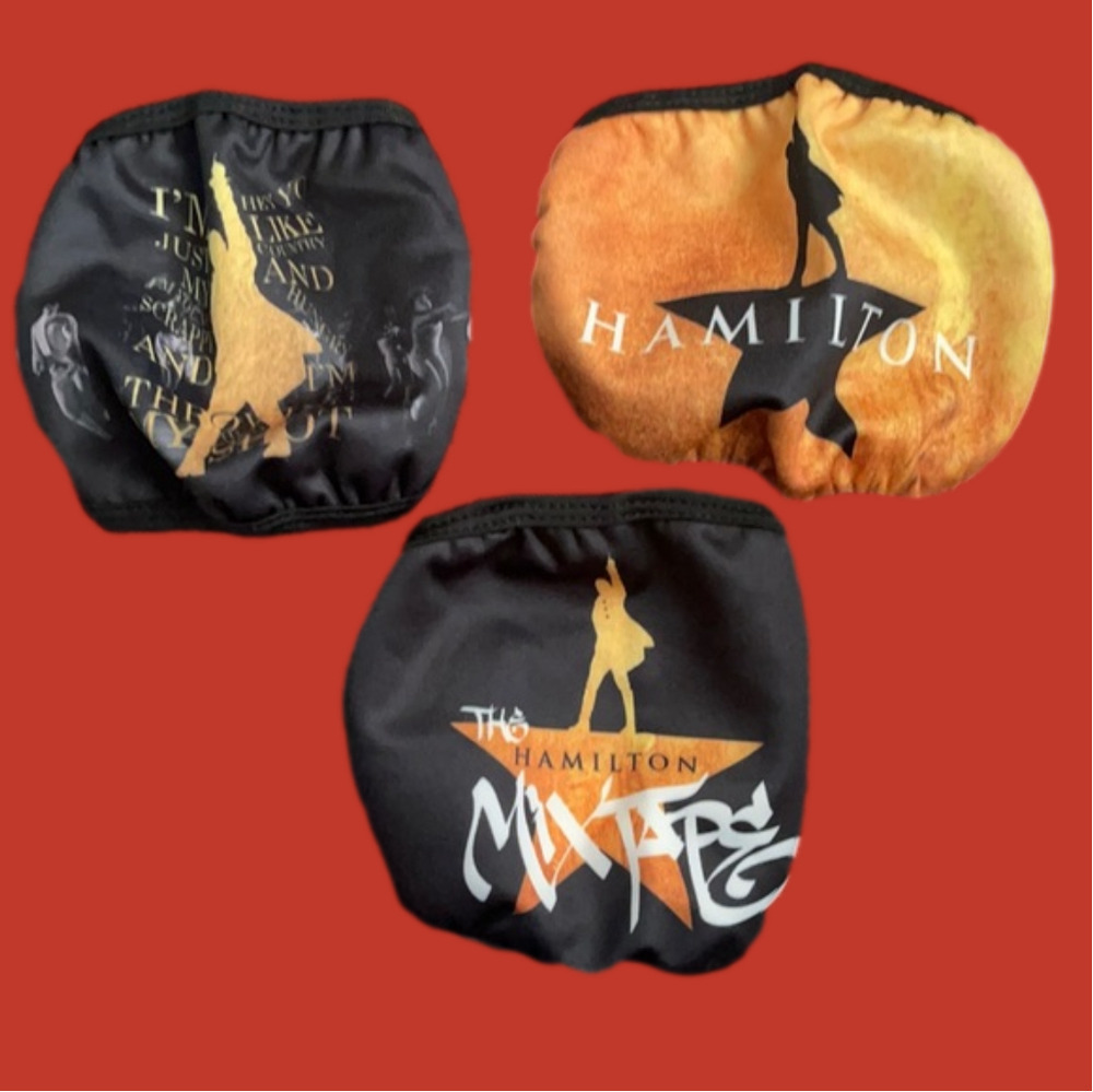New set/3 Hamilton face masks - Picture 1 of 5